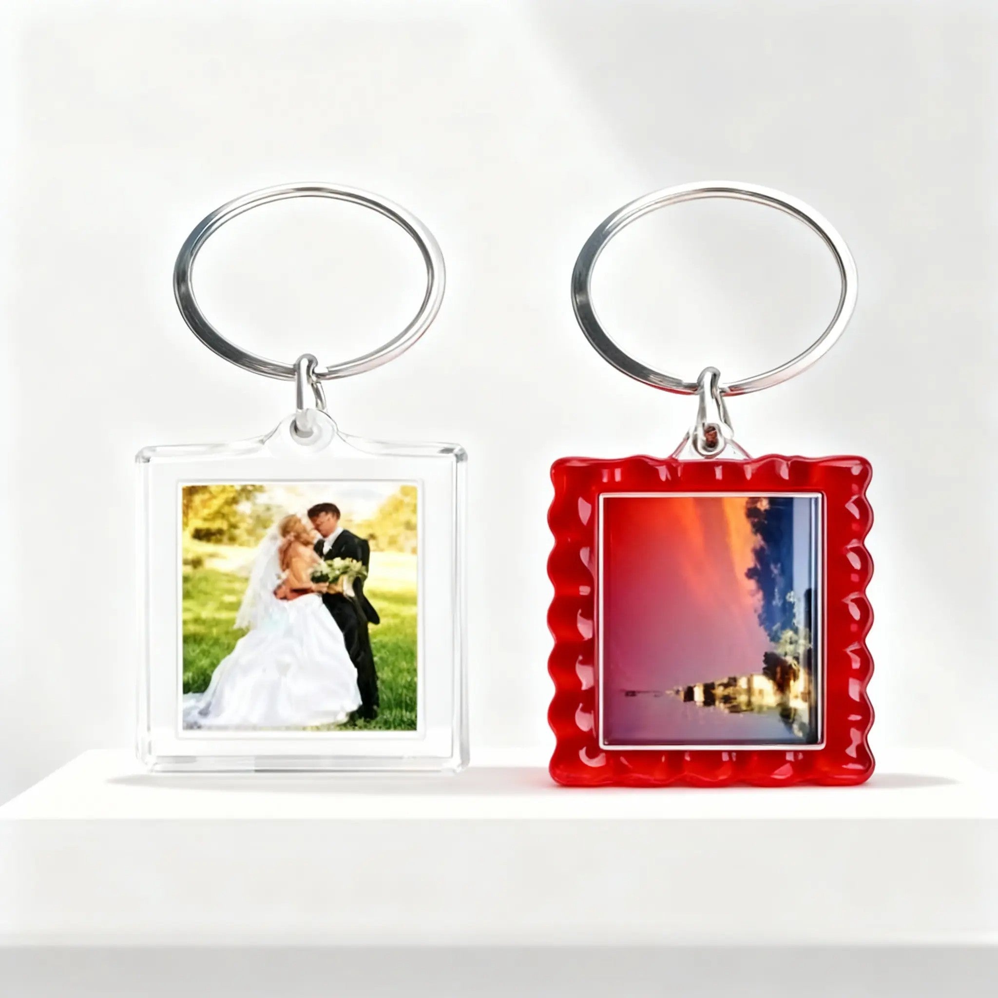 Akrilik-Şeffaf Anahtarlık