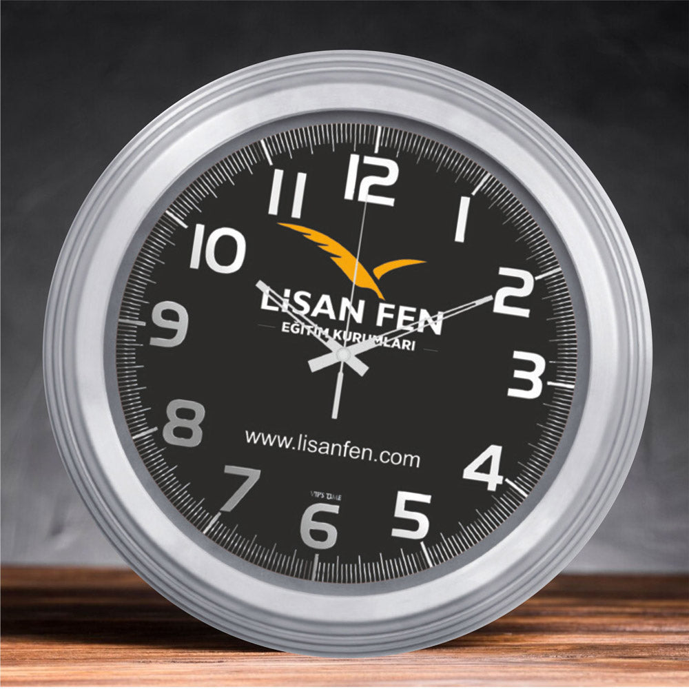 Alüminyum Kasa Duvar Saatleri