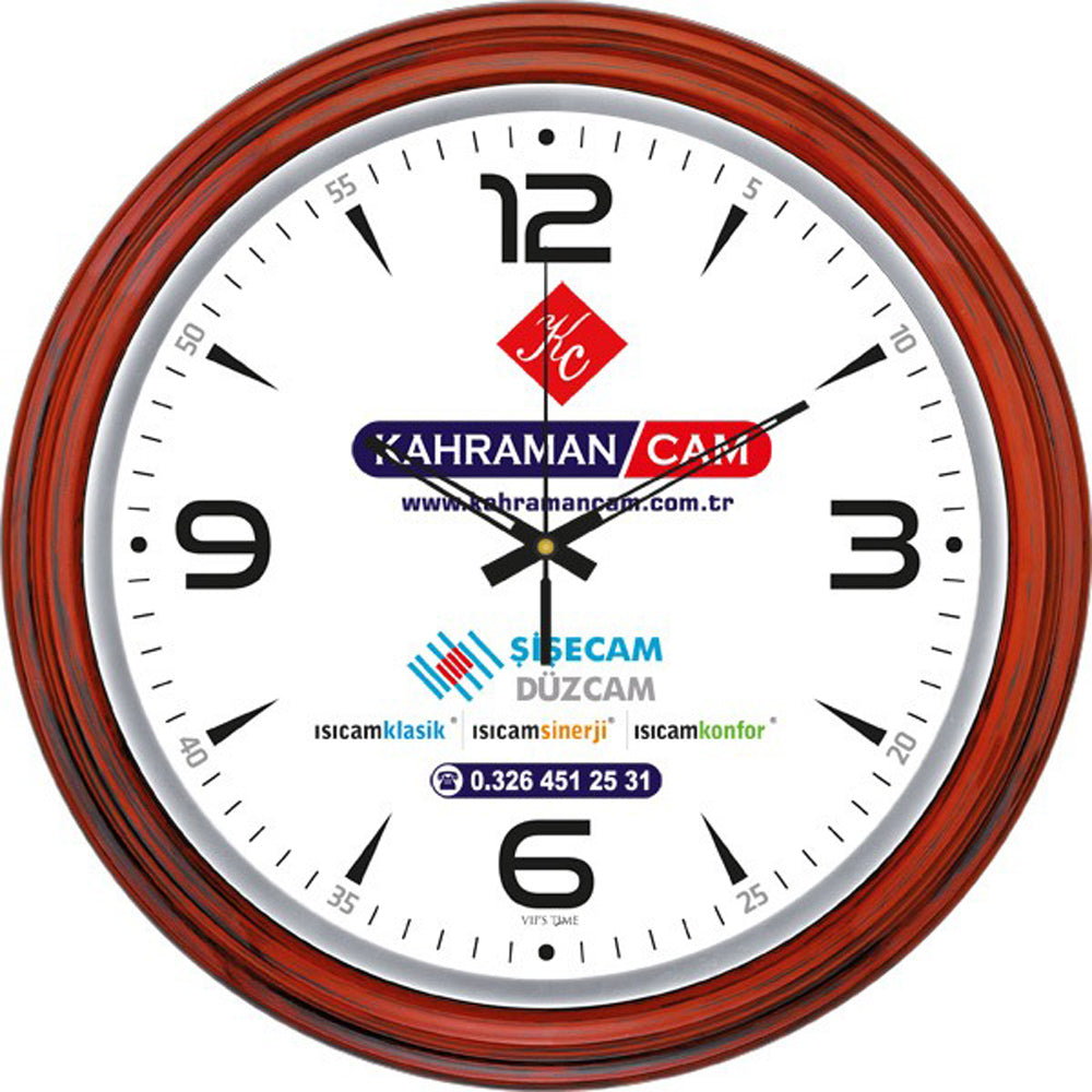 ساعات حائط (34 سم)